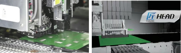 根據(jù)實(shí)際生產(chǎn)選擇貼片頭